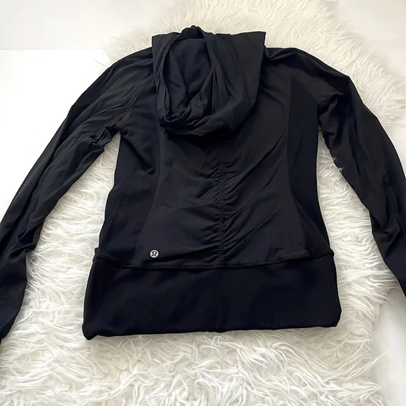lululemon athletica Black Hooded Jacket - Picture 2 of 5
